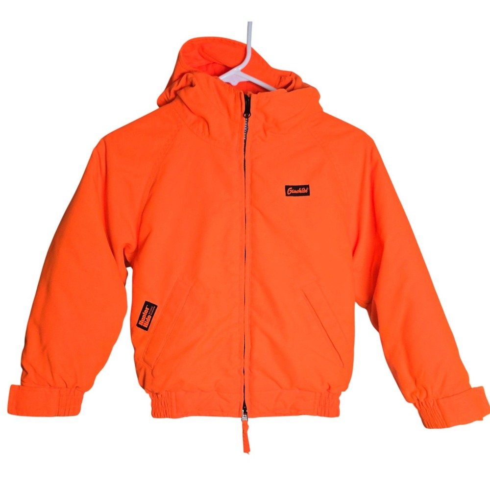 Gamehide Bright Orange Hunting Winter‎ Jackets Kids Small Hunter Hide